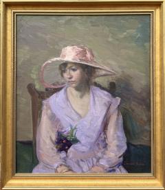 Lawton S Parker Young Woman with Pink Hat  - 4789289