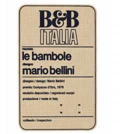 Le Bambole Lounge Chair by Mario Bellini for B B Italia 1972 - 4800696