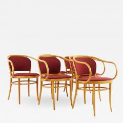 Le Corbusier For Thonet Mid Century Bentwood Dining Chairs Set of 6 - 2363033