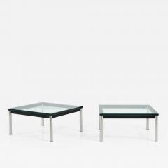 Le Corbusier LC 10 for Cassina Side Tables Italy 1970 - 2493019