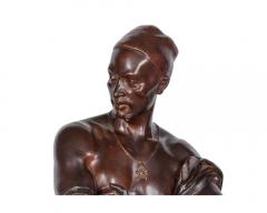 Le Garde Du Harem A Monumental Orientalist Bronze Sculpture by G Coudray - 3910367