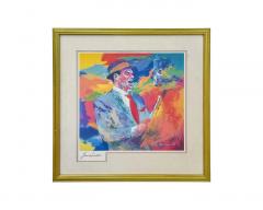 LeRoy Neiman LeRoy Nieman Frank Sinatra Duets Album Lithograph Plate Signed Framed - 3784559