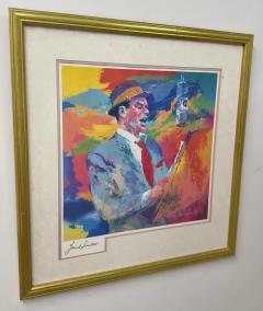 LeRoy Neiman LeRoy Nieman Frank Sinatra Duets Album Lithograph Plate Signed Framed - 3784565