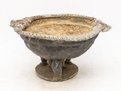 Lead Bird Bath on Lion Supports late 19th century - 3556131