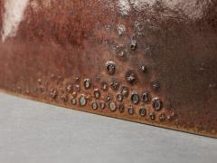 Leandro Lega Rectangular Vase in Glazed Ceramic by Leandro Lega 1984 - 4453699