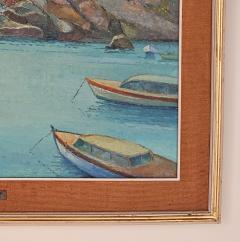 Leandro Vaccari LOlivetta Portofino Oil on Board 1959 - 3606445