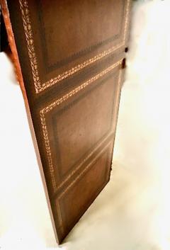 Leather Faux Book Two Panel Screen - 4226036