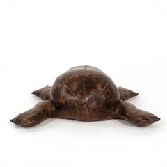 Leather Frog Footstool in the Manner of Dimitri Omersa - 4761289