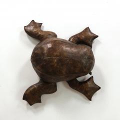 Leather Frog Footstool in the Manner of Dimitri Omersa - 4761290