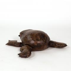 Leather Frog Footstool in the Manner of Dimitri Omersa - 4761292