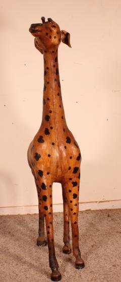 Leather Giraffe 20 Century england - 2250819