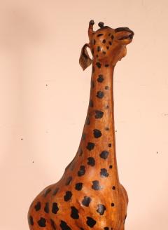Leather Giraffe 20 Century england - 2250820