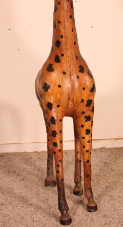 Leather Giraffe 20 Century england - 2250821