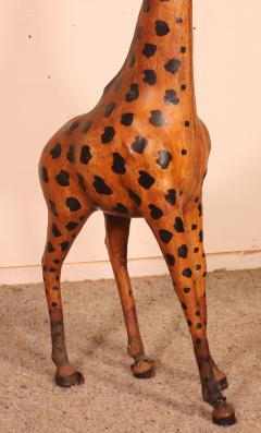 Leather Giraffe 20 Century england - 2250822