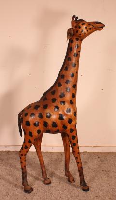 Leather Giraffe 20 Century england - 2250827