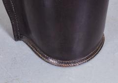 Leather Pitcher with Silver Rim - 3274573