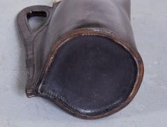 Leather Pitcher with Silver Rim - 3274574