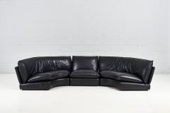 Leather Sectional Sofa Zago Carlo Bartoli for Rossi di Albizzate 1980 - 2257965