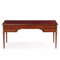 Leather Top Mahogany Writing Desk in French Louix XV Style C 1940 - 4769203
