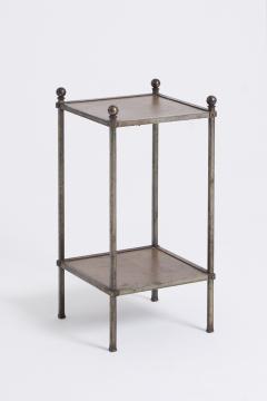 Leather Top Side Table - 4661208