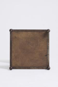 Leather Top Side Table - 4661212