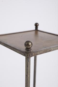 Leather Top Side Table - 4661214