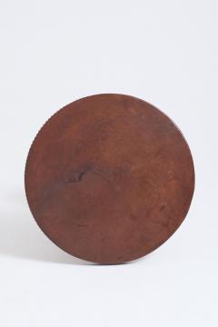 Leather Top Side Table - 4739028