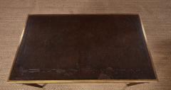 Leather Topped and Brass Trimmed Louis XVI Writing Table - 4218715