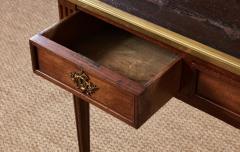 Leather Topped and Brass Trimmed Louis XVI Writing Table - 4218724