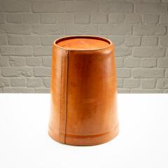 Leather Waste Paper Basket Denmark 1960s - 3891718