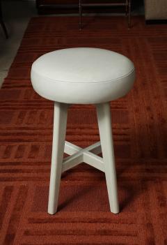 Leather Wrapped Stools - 3618685