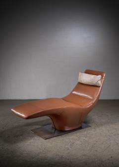 Leather chaise longue - 3821617