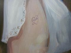 Lee Ames Large Painting of a Woman by Lee Ames - 3024435