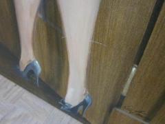 Lee Ames Large Painting of a Woman by Lee Ames - 3024436