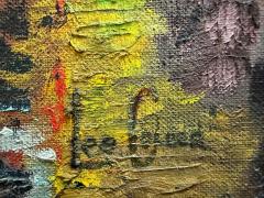 Lee Colber Abstract Lee Colber San Fransisco Street Car Oil Painting Impasto Techniques - 4507486