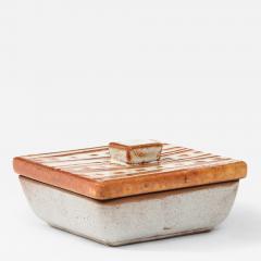 Lee Rosen Ceramic Box by Lee Rosen for Design Technics c 1950 Stamped  - 2693732