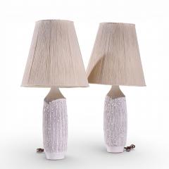 Lee Rosen Lee Rosen for Design Technics Ceramic Table Lamp Pair - 4465574