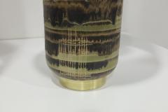 Lee Rosen Pair of Lee Rosen Ceramic and Brass Lamps - 4422595