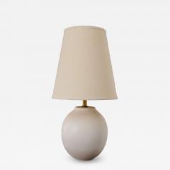 Lee Rosen Vintage White Stippled Ceramic Orb Table Lamp by Lee Rosen for Design Technics - 4544465