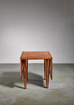 Lee Swennes Lee Swennes studio craft drop leaf table with sixteen legs American 1960s - 771466