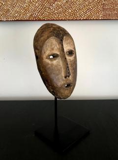 Lega Bwami Society Mask on Display Stand with Provenance - 3784209