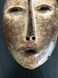 Lega Bwami Society Mask on Display Stand with Provenance - 3784212