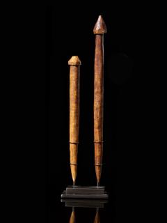 Lega People DRC Two Ceremonial Bone Hairpins from the Lega people in DRC  - 2466384