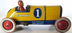 Lehman Toy Company Antique Toy Two Car Garage with Autos by Lehman Germany Circa 1927 - 277928