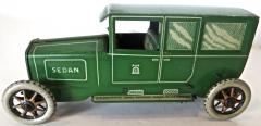 Lehman Toy Company Antique Toy Two Car Garage with Autos by Lehman Germany Circa 1927 - 277931