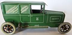 Lehman Toy Company Antique Toy Two Car Garage with Autos by Lehman Germany Circa 1927 - 277932