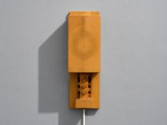 Leif Wikner Swedish Modern Pine Wall Sconce Sweden 1970s - 4636283