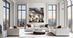 Leila Pinto Hudson Yards giclee on metal by Leila Pinto - 4154933