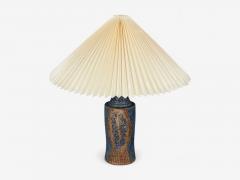 Lene Regius Danish Modern Stoneware Table Lamp Denmark 1970s - 4387078