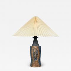 Lene Regius Danish Modern Stoneware Table Lamp Denmark 1970s - 4389311